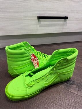 Vans Men’s Vans Sk8-Hi Neon Green